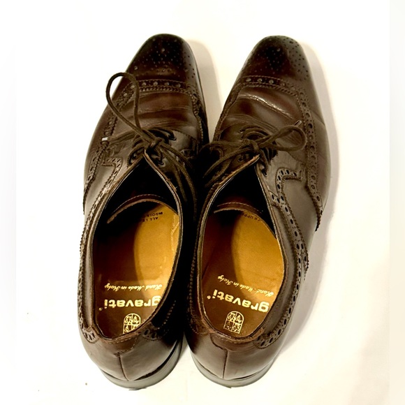 GRAVATI MEN’S WINGTIP LACE-UP DRESS SHOE size 9 Handmade in Italy main image 10